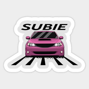 Pink Subie Sticker